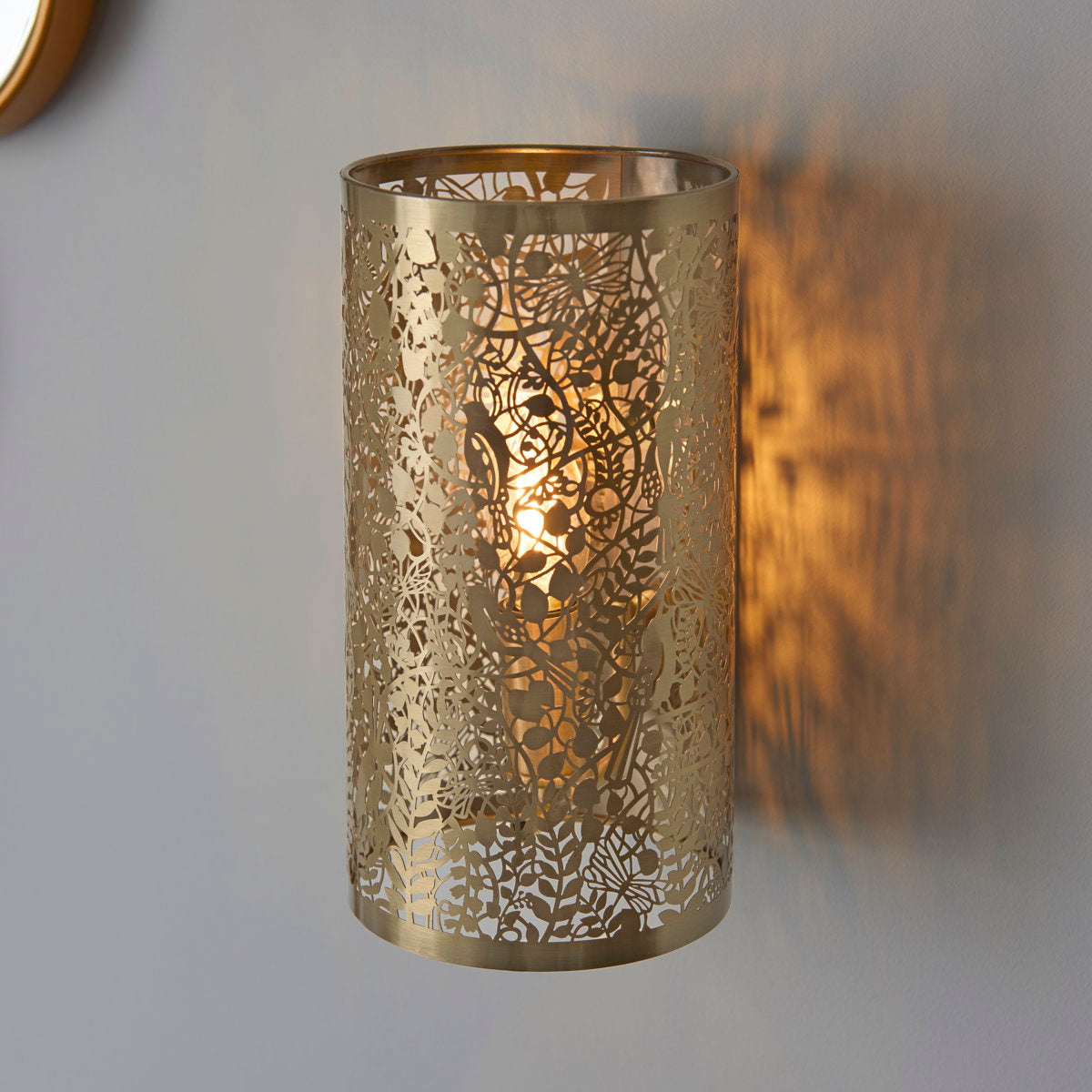 Edie Steel Flush Mounted Sconce