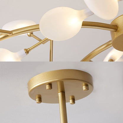 Nort nordic Pendant Light – Black/Gold – Bedroom