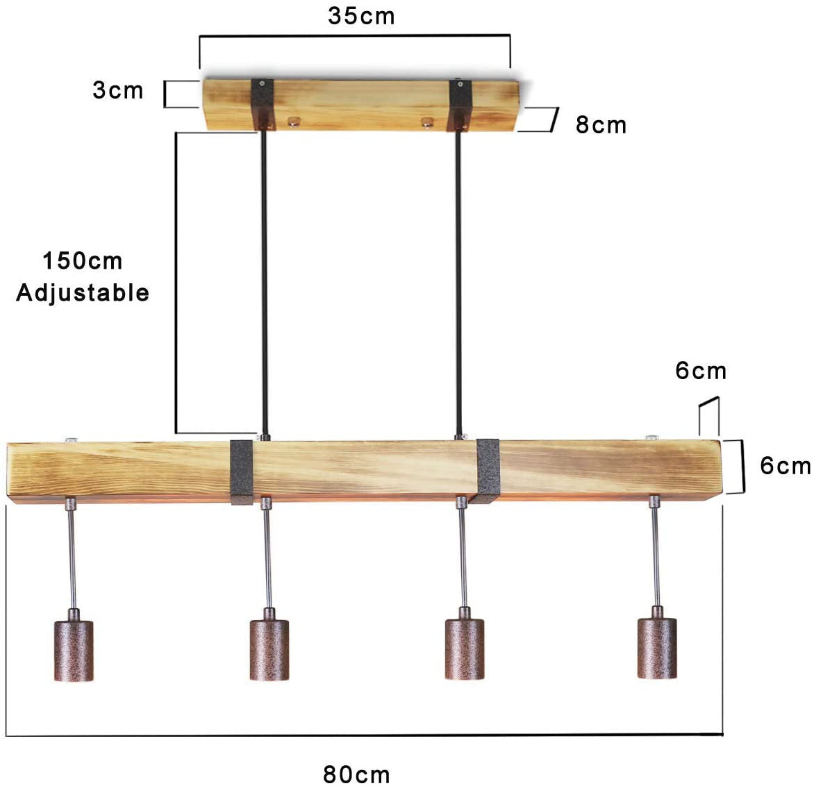 Raja Pendant - Angle