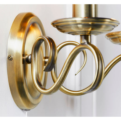 Barney 2-Light Dimmable Single Pack Candle Wall Sconce