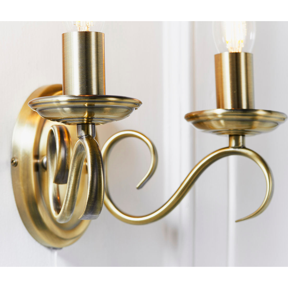Barney 2-Light Dimmable Single Pack Candle Wall Sconce