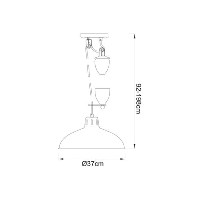 Bartlet 1 - Light Dome Pendant