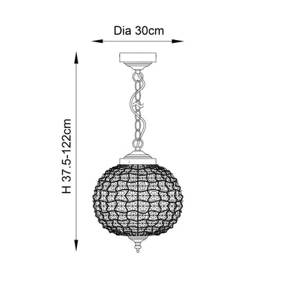 Barton 1 - Light Sphere Pendant