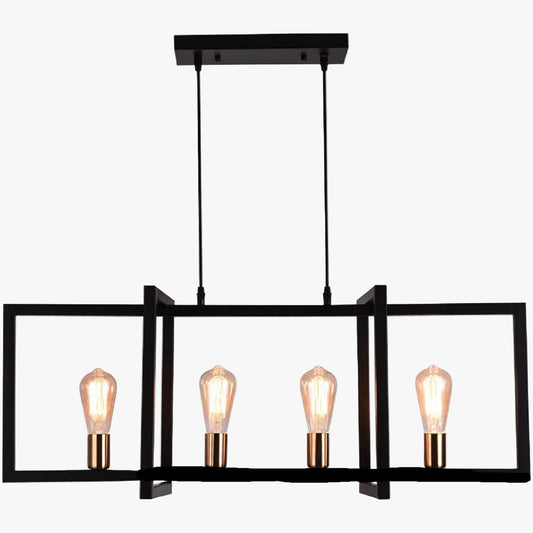 Billal 4 - Light Black Kitchen Island Pendant