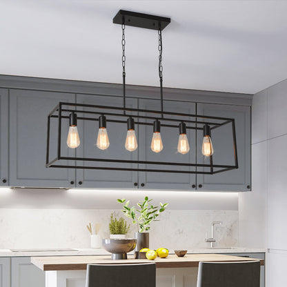 Billal 6 - Light Black Kitchen Island Pendant