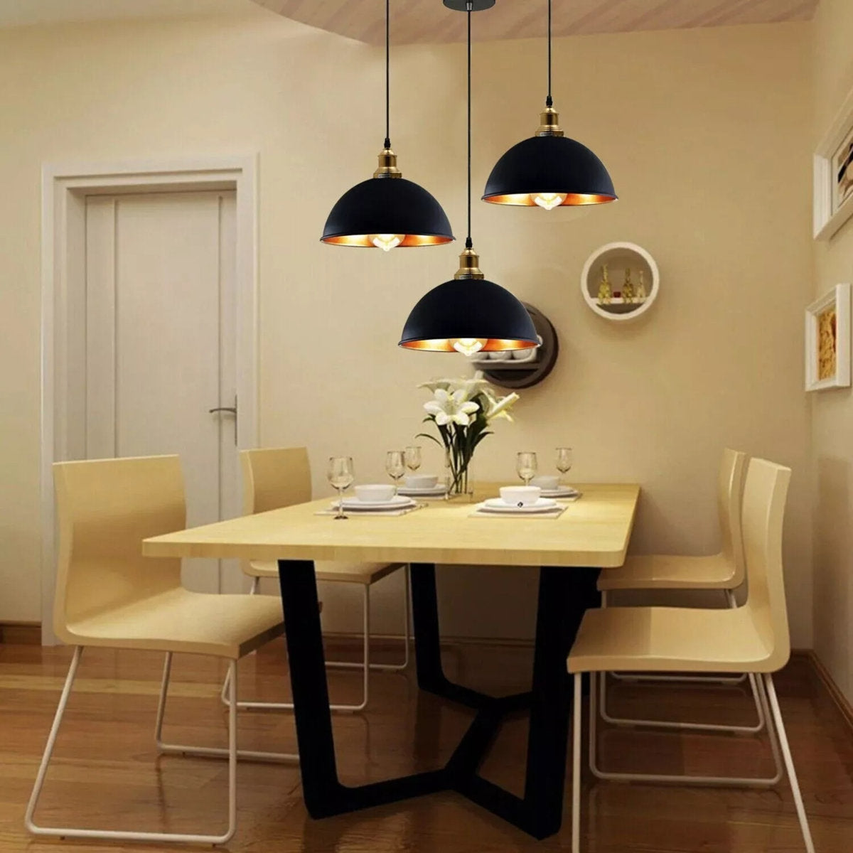 Devonshire 1 - Light Matte Black Single Pendant