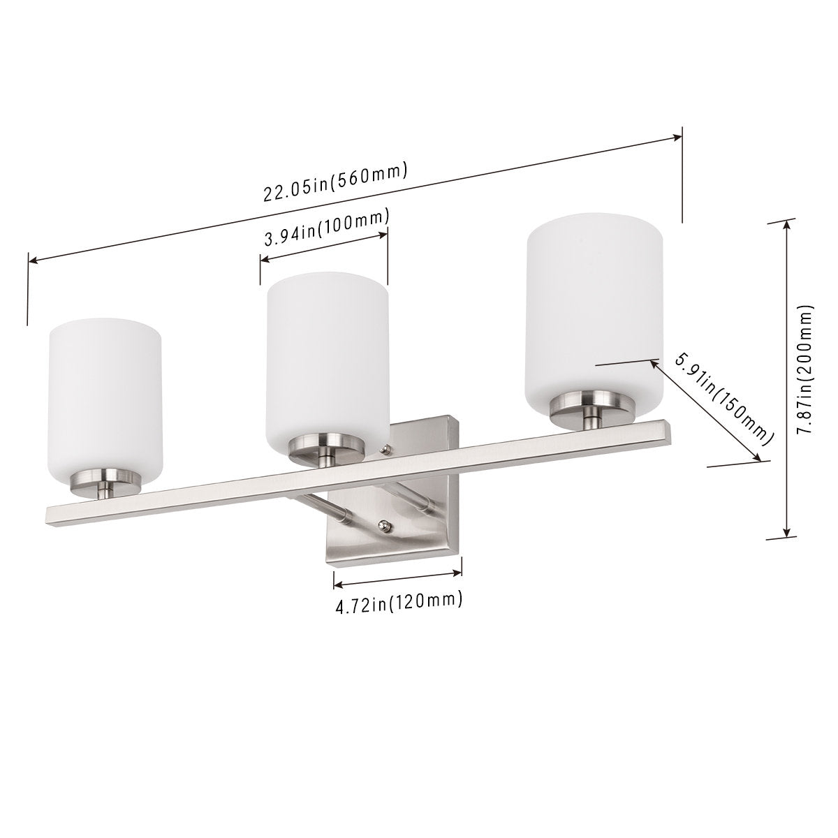 Dimmable Vanity Light
