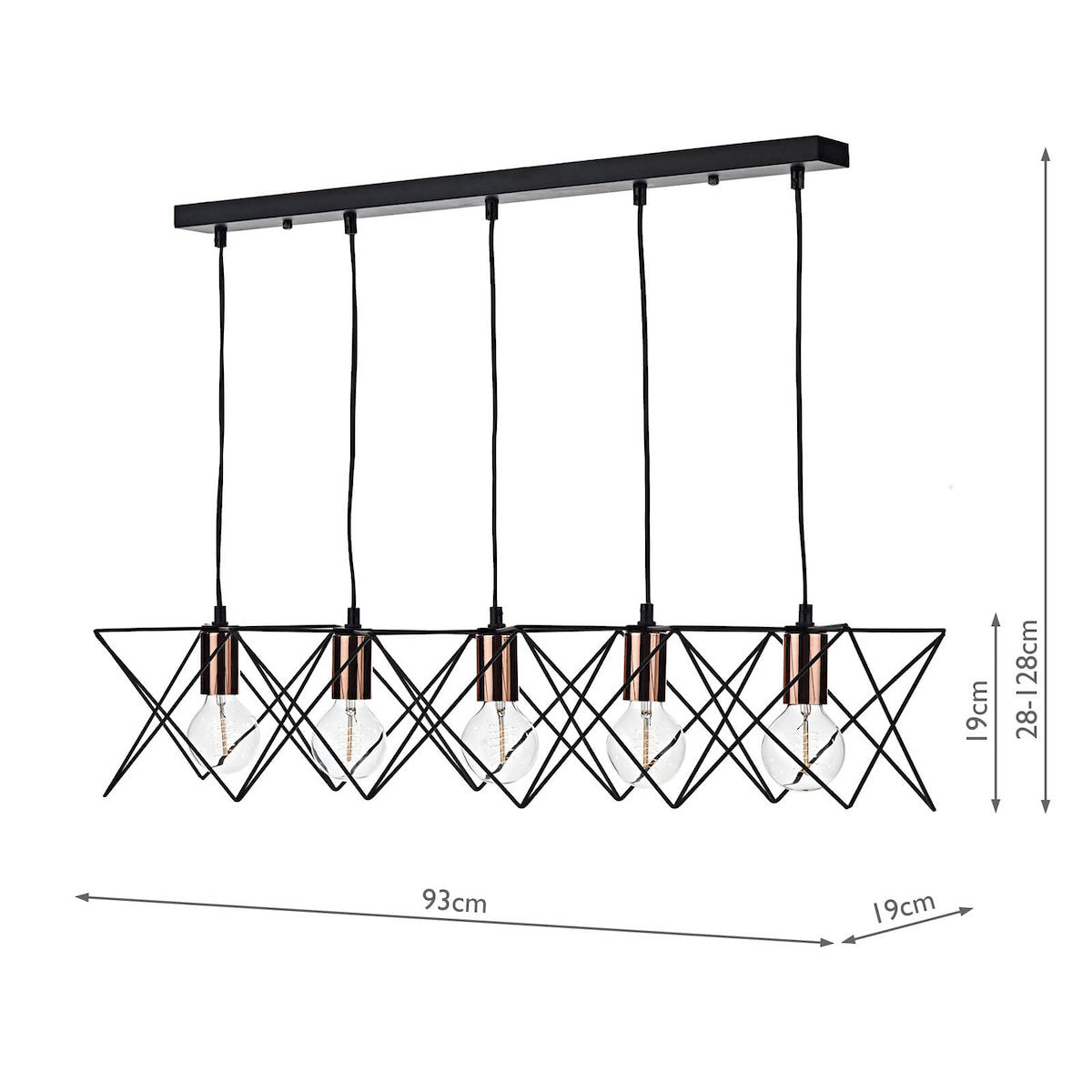 Lux 5 - Kitchen Island Pendant Light