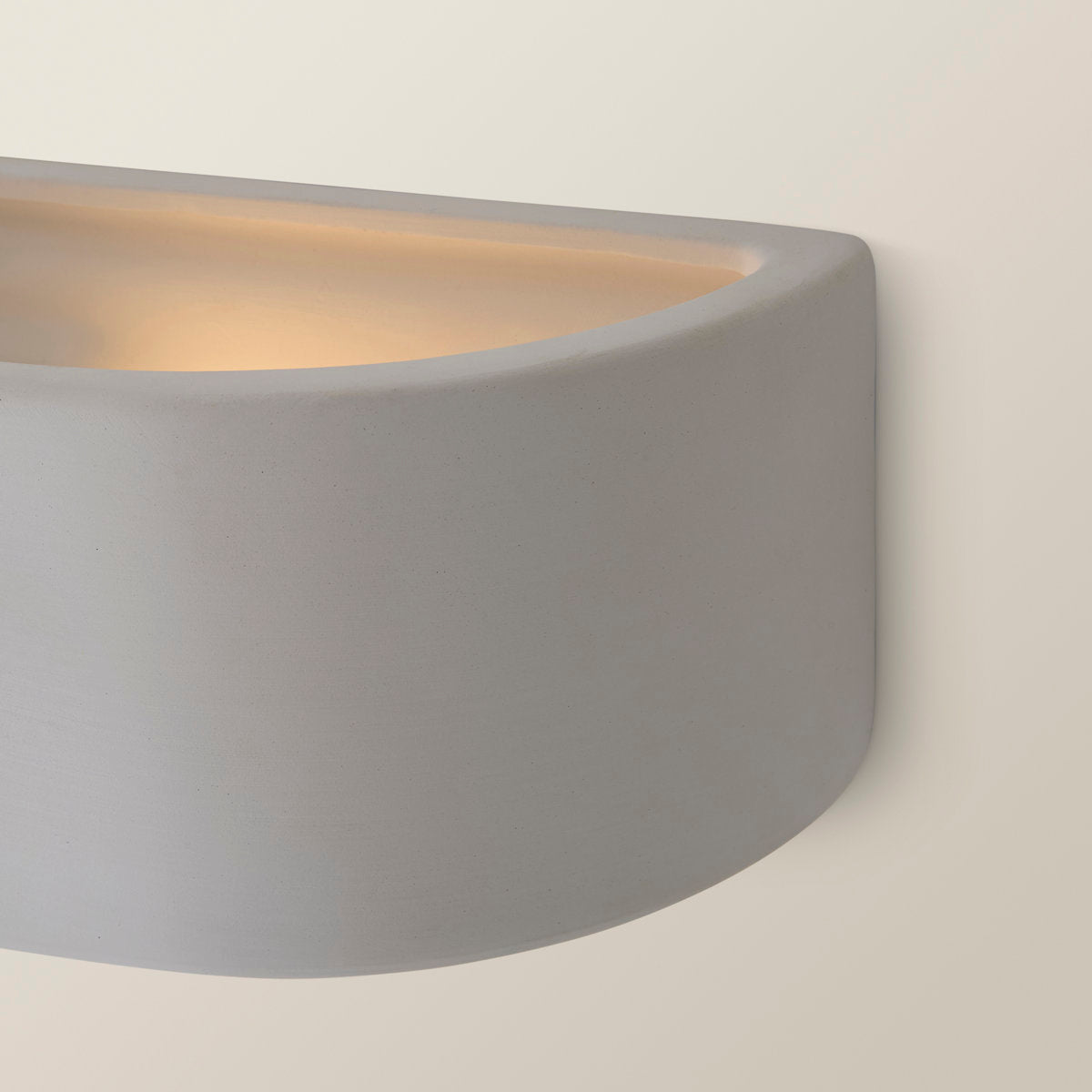 Lucia Ceramic Flush Mounted Sconce