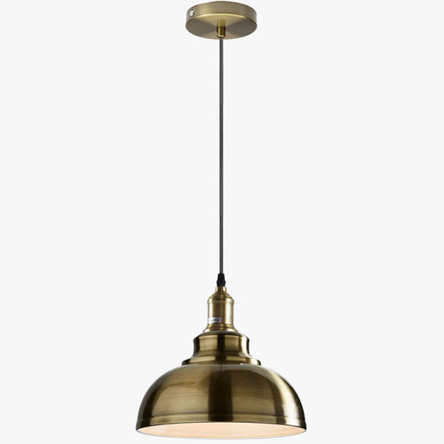 Reidy 1 - Light Gold Dome Pendant