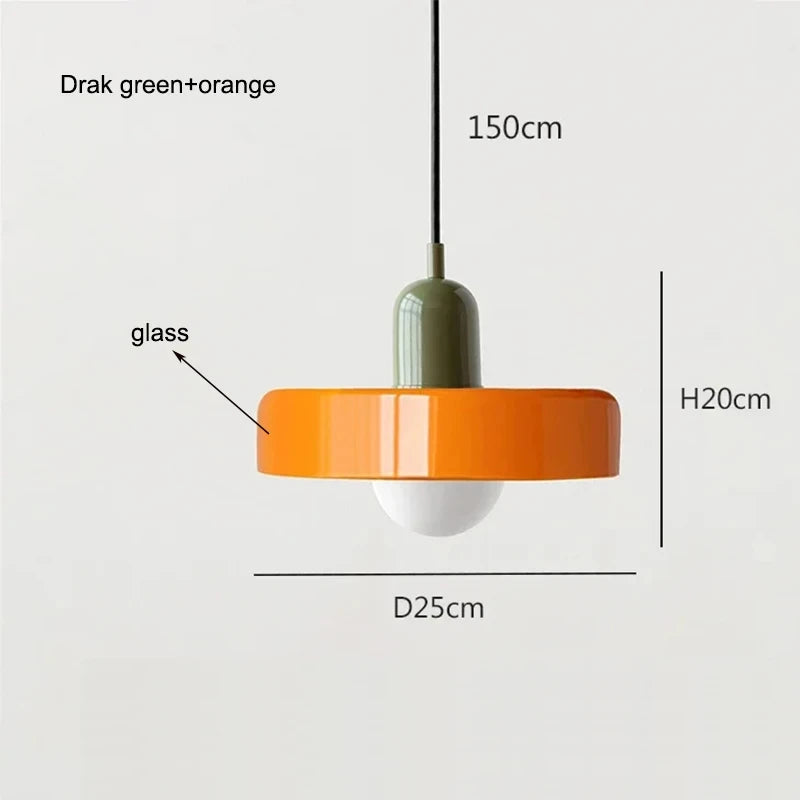 Nora Nordic Glass Pendant Light