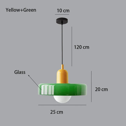 Nora Nordic Glass Pendant Light