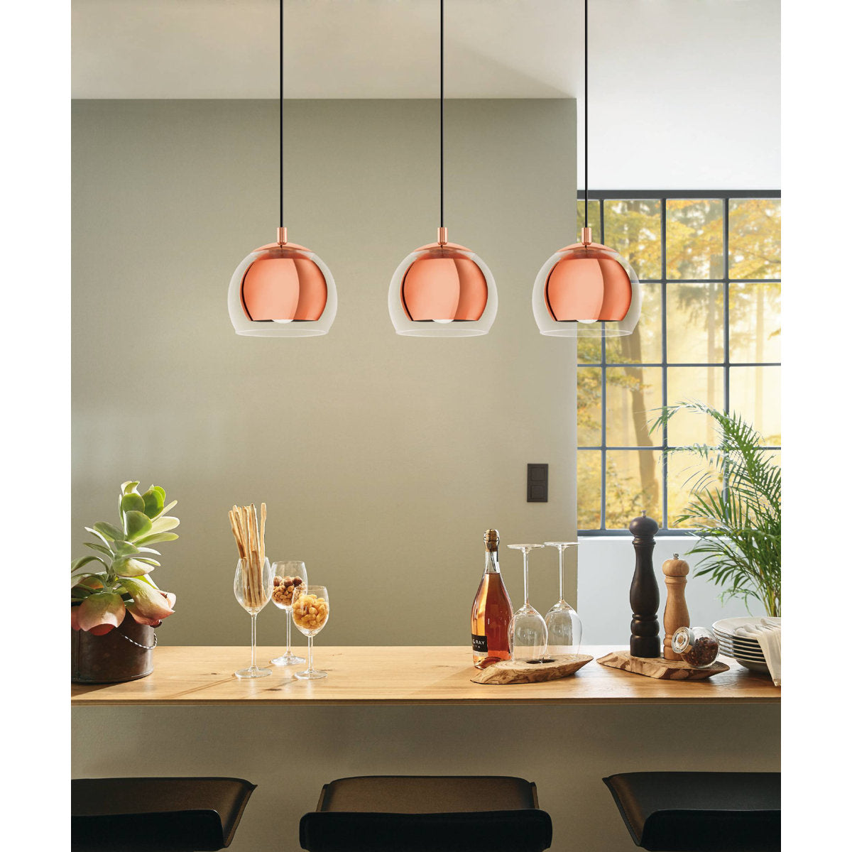 Saylor 3 - Light Kitchen Island Pendant