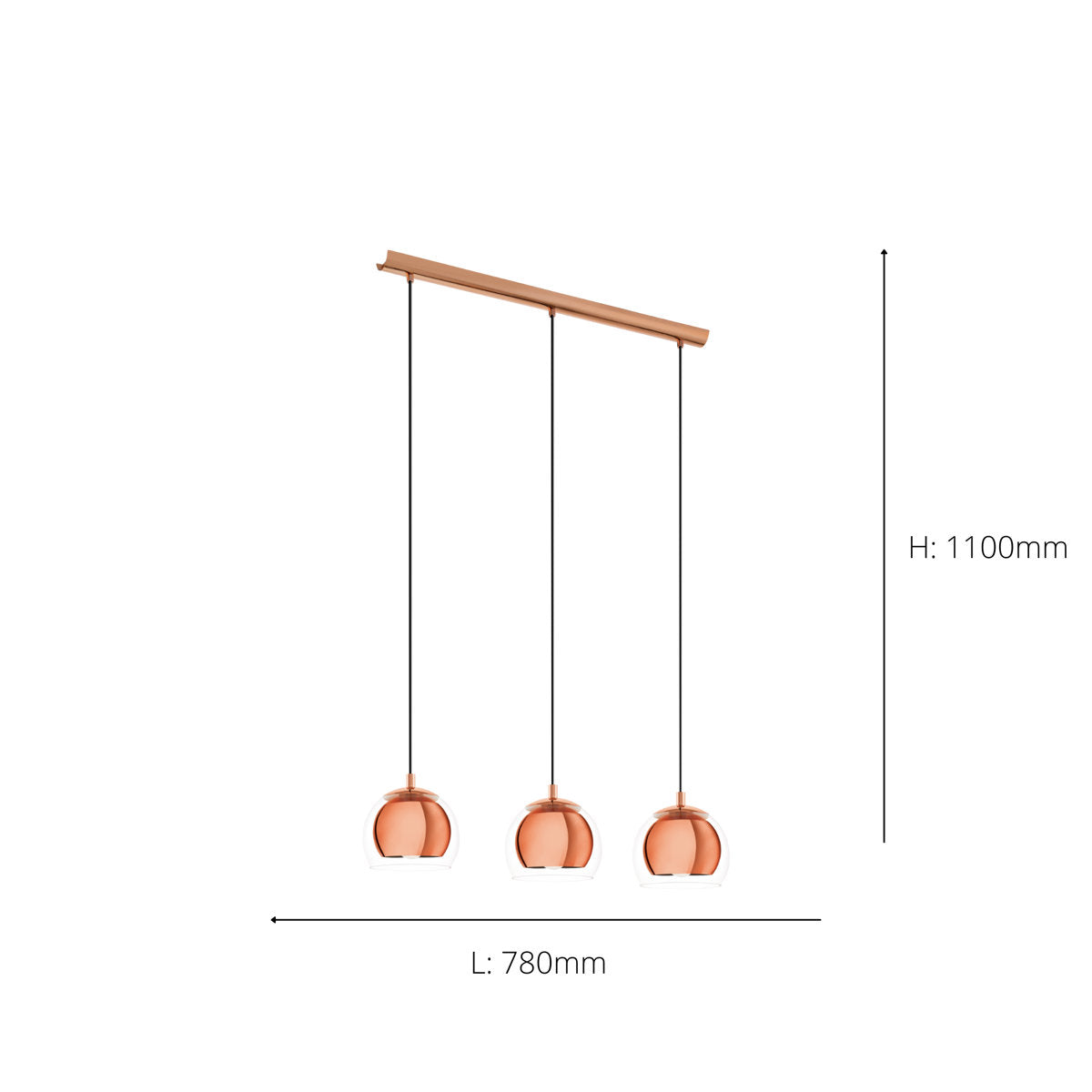 Saylor 3 - Light Kitchen Island Pendant
