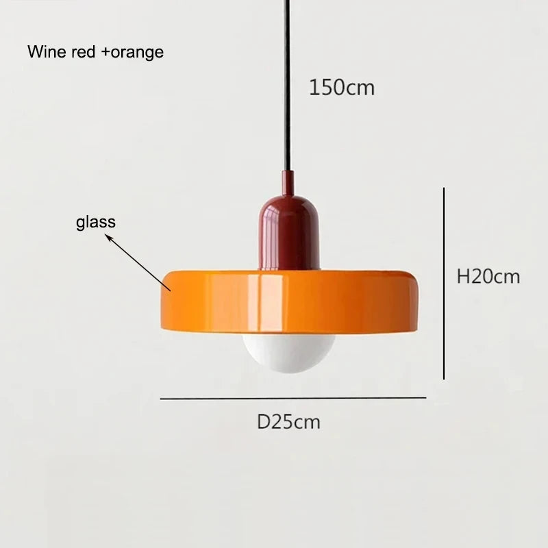 Nora Nordic Glass Pendant Light