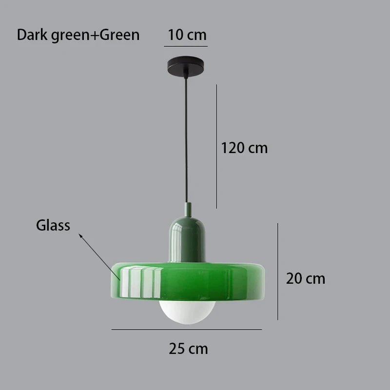 Nora Nordic Glass Pendant Light